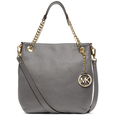 michael kors black and gray purse|Michael Kors signature tote gray.